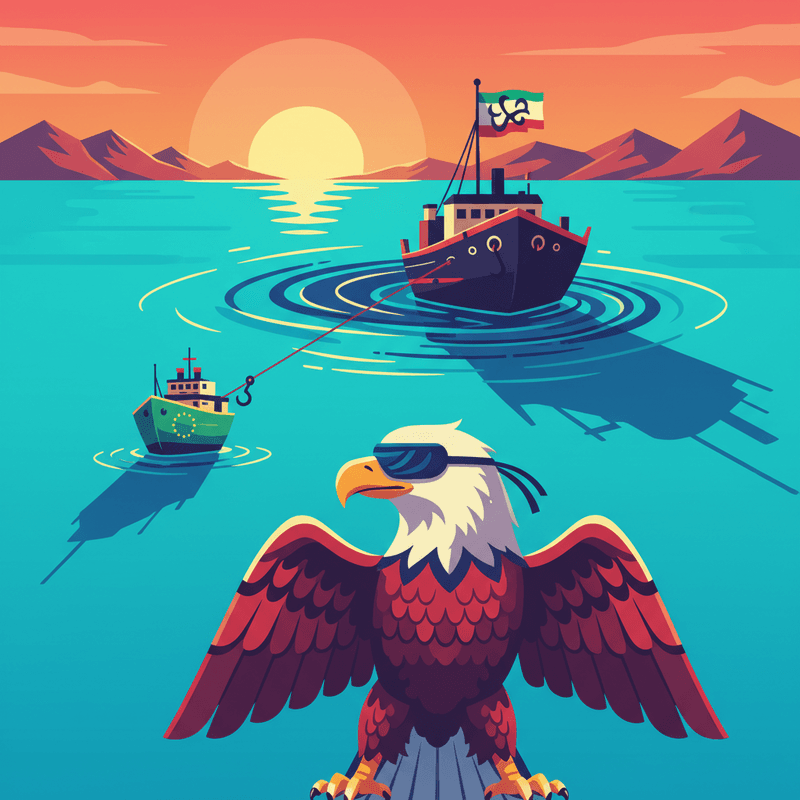 ארה"ב ממעיטה בחשיבות תפיסת ספינות אירופיות ע"י איראן במצרי הורמוז